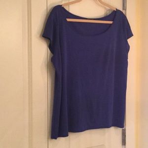 Exquisite Eileen royal blue silk tee